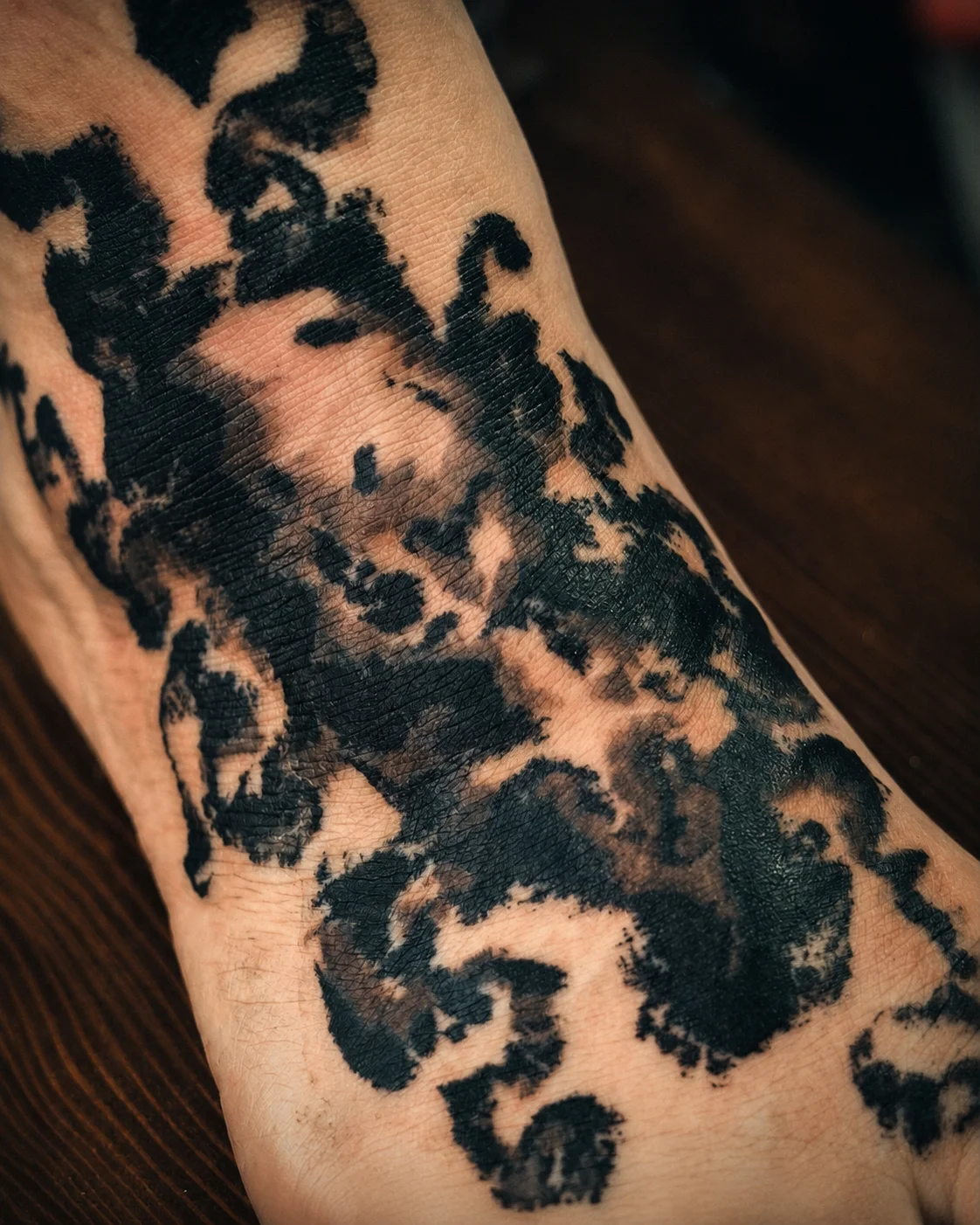 Ink-wash octopus — foot — 2024, Image 5
