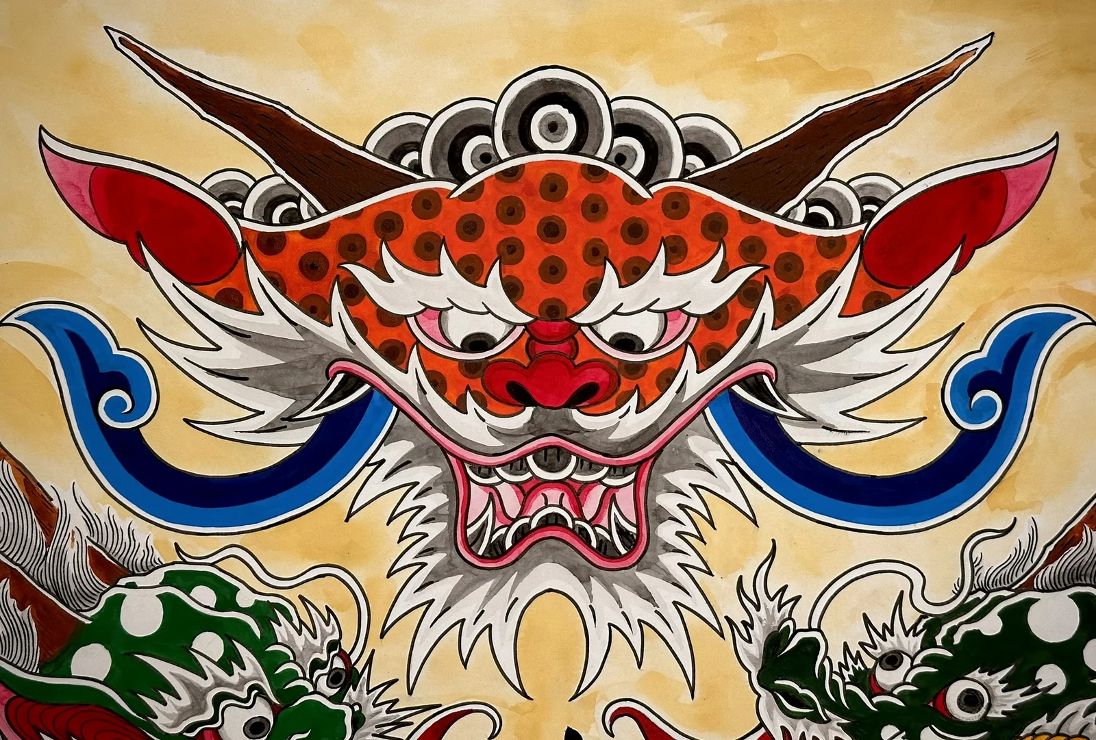 Three dragon heads — 2025, Image 2