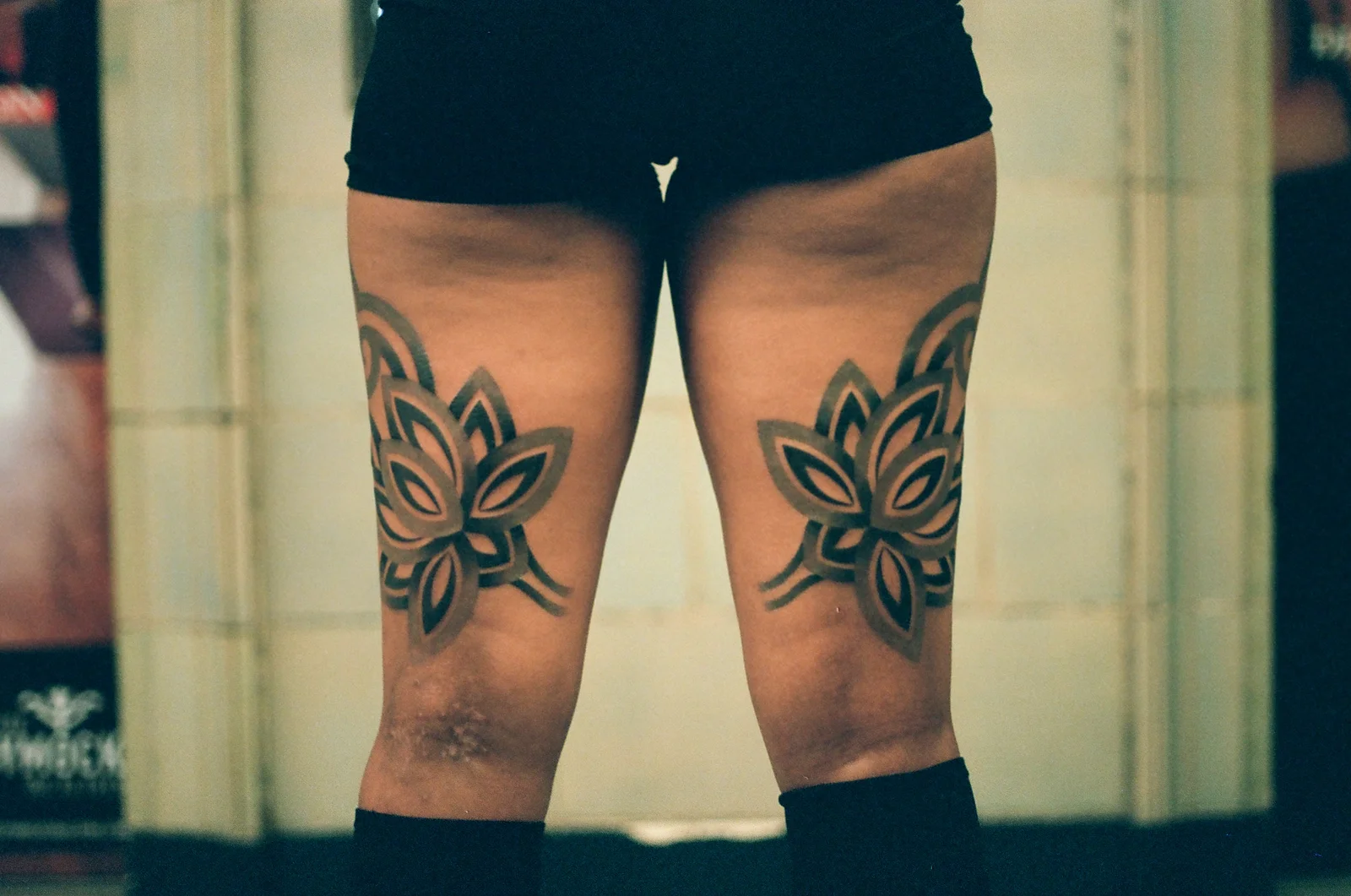 Lotus motif — back of thigh — 2025, Image 3