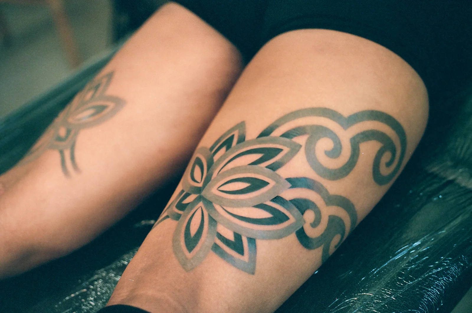 Lotus motif — back of thigh — 2025, Image 2
