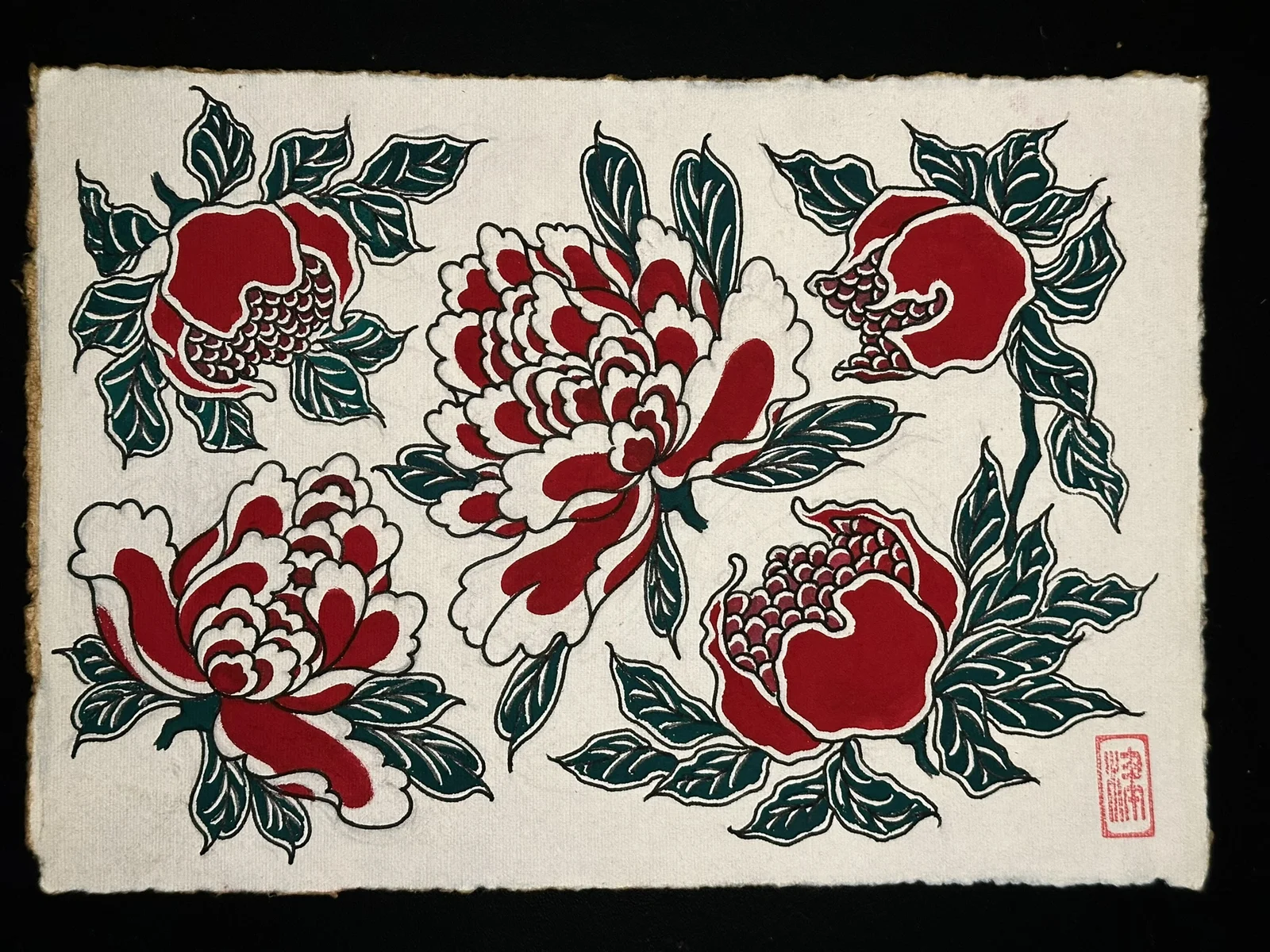 Peony & pomegranate — Seongjin Kim, 2025