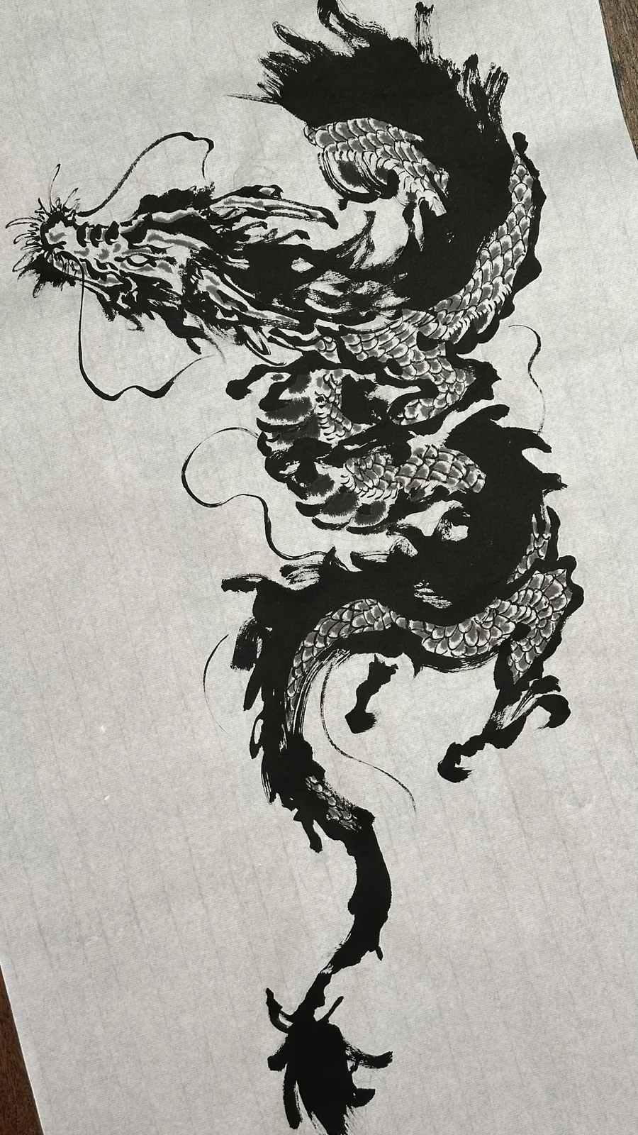 Ink-wash dragon — 2023, Image 9