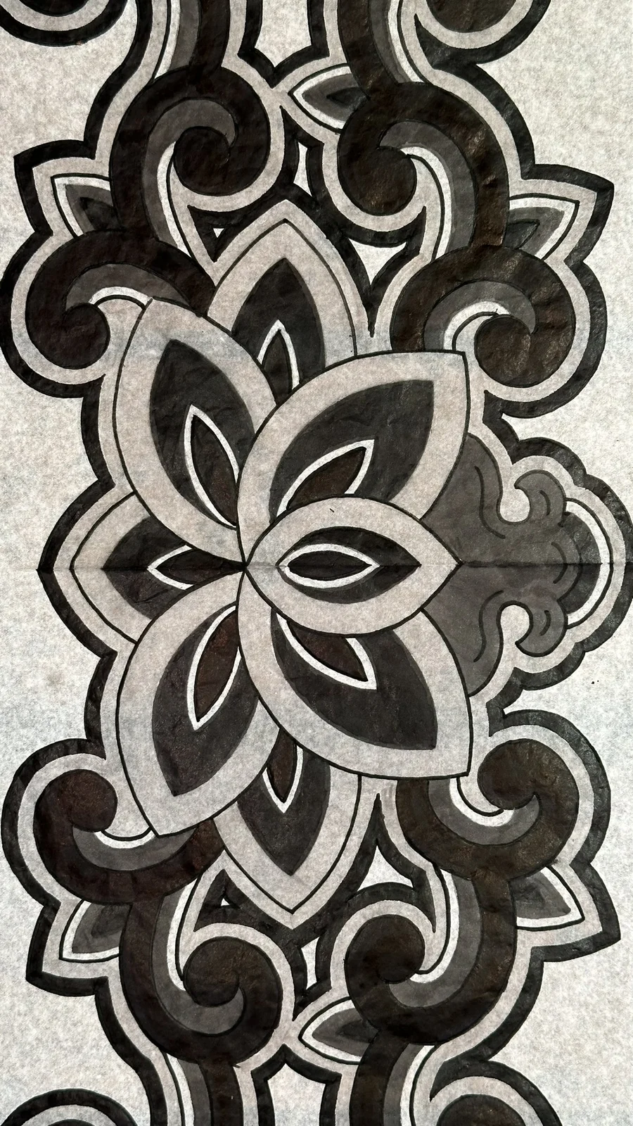 Dancheong lotus motif 1 — 2024, Image 5