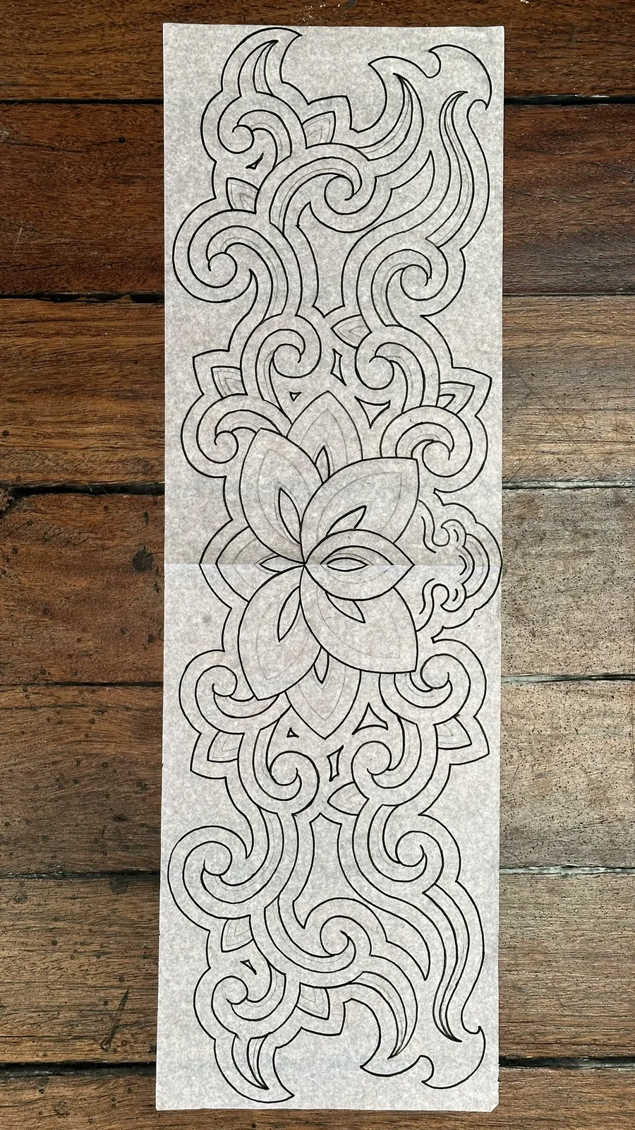 Dancheong lotus motif 1 — 2024, Image 2