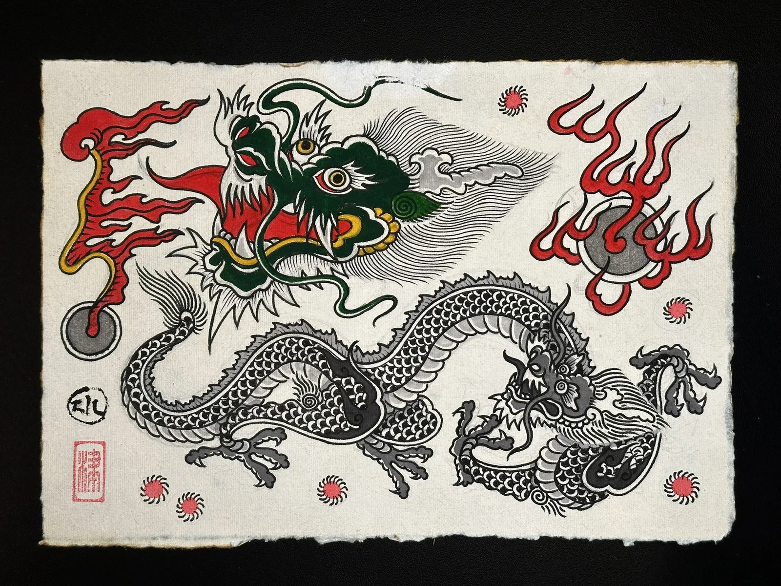 Dragon & red flames — 2025, Image 5