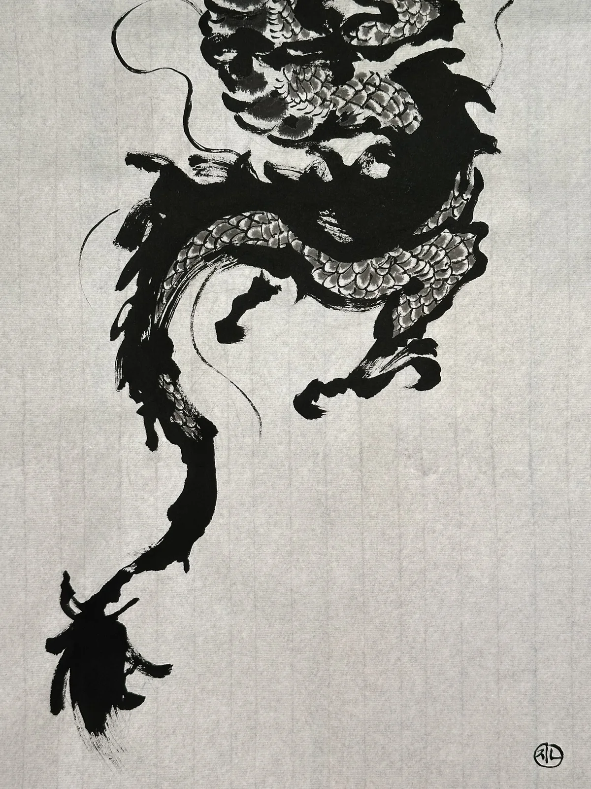 Ink-wash dragon — 2023, Image 15