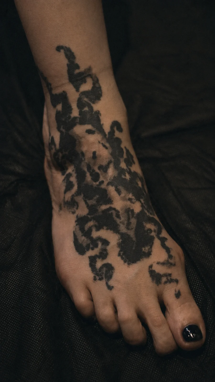Ink-wash octopus — foot — 2024, Image 4