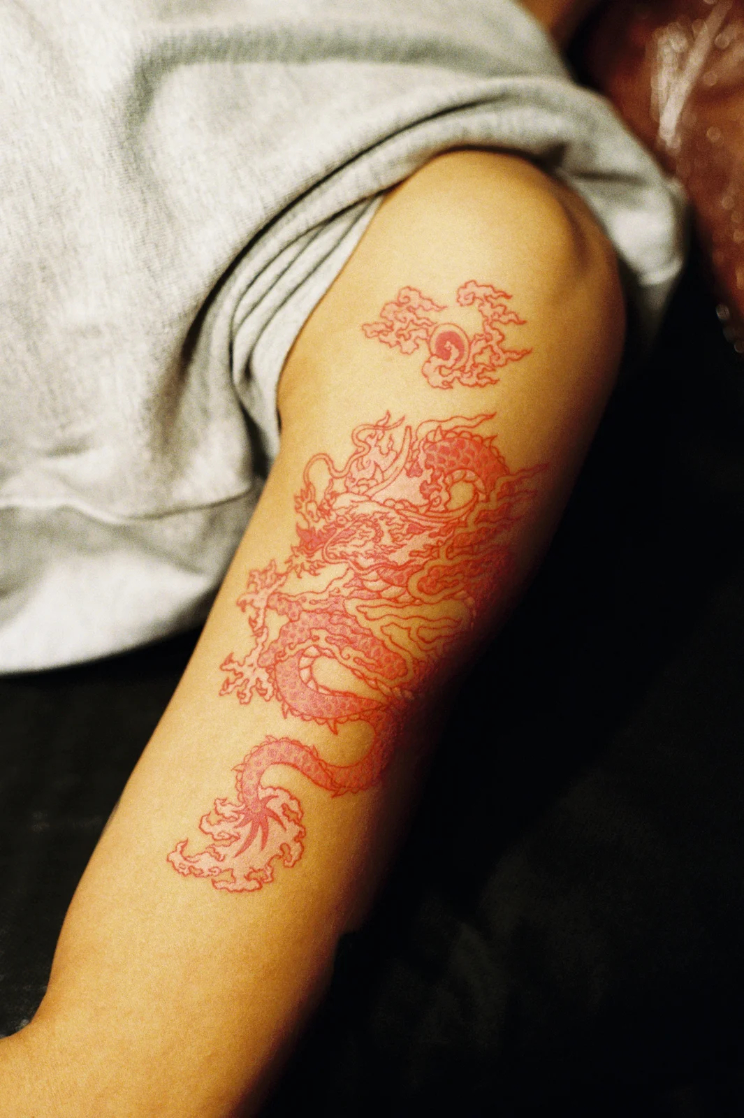 Red dragon — upper arm — Seongjin Kim, 2026