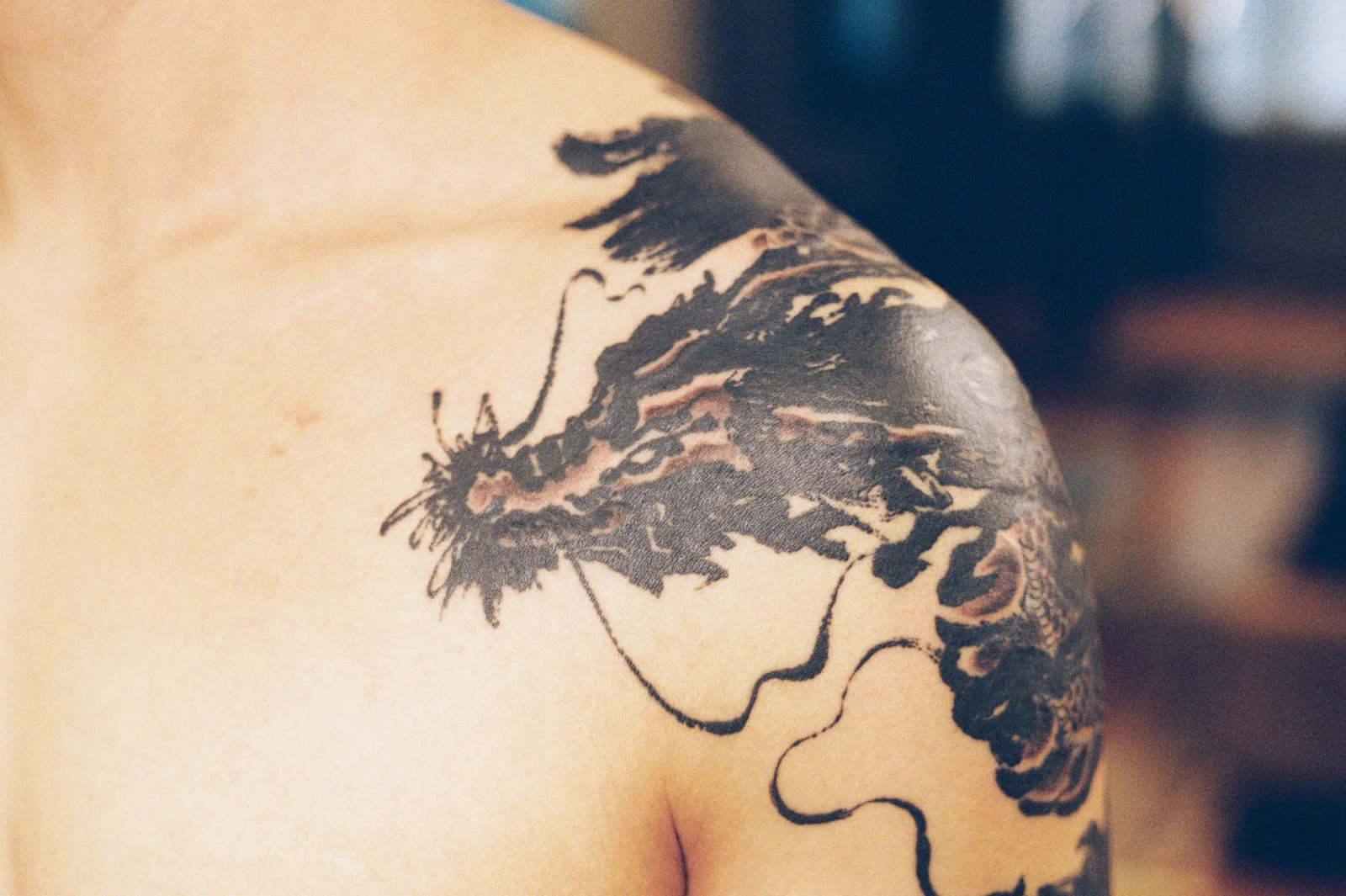 Ink-wash dragon — arm — Seongjin Kim, 2024