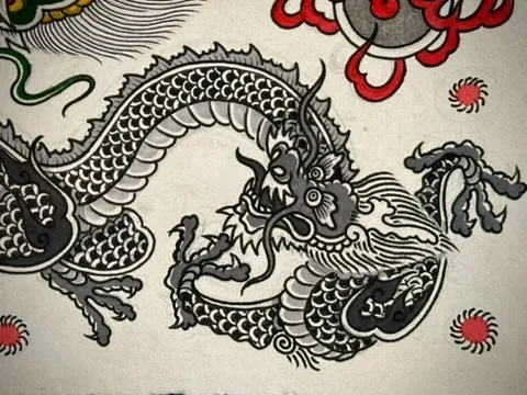 Dragon & red flames — 2025, Image 2